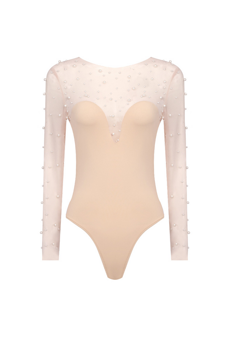 Paza Beaded Jumpsuit Two-Piece Set