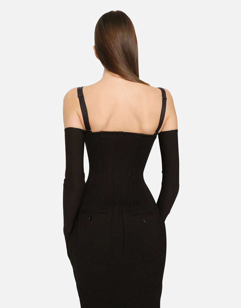 Ogani Strappy Maxi Dress In Black