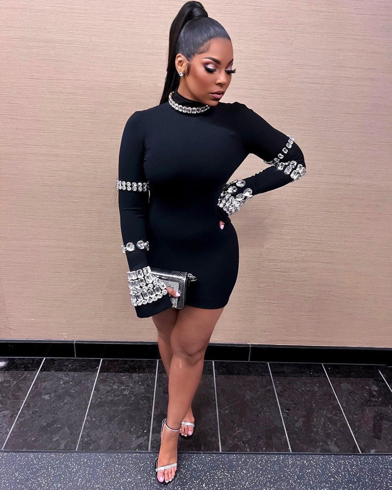 Martha Studded Bandage Dress