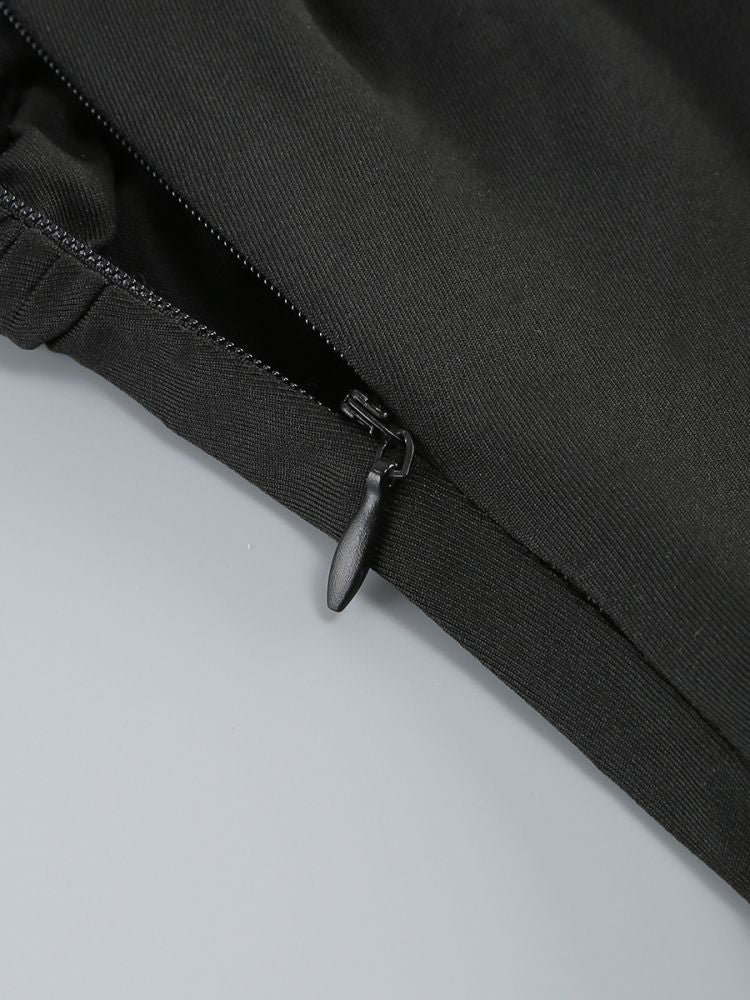 Hanne Crossover-Neck Mini Dress