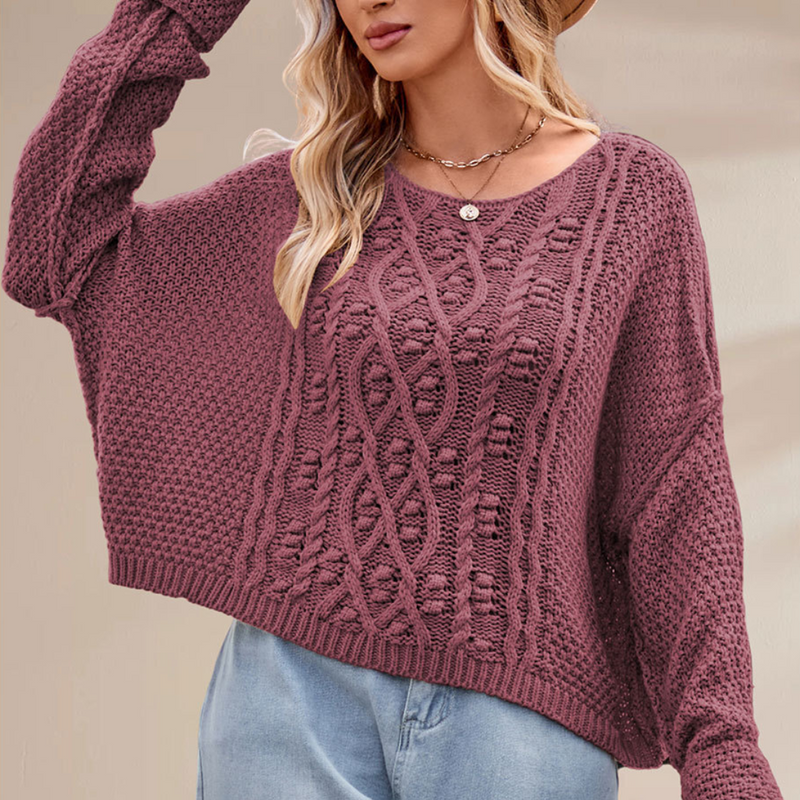 Sophia Cable Knit Sweater