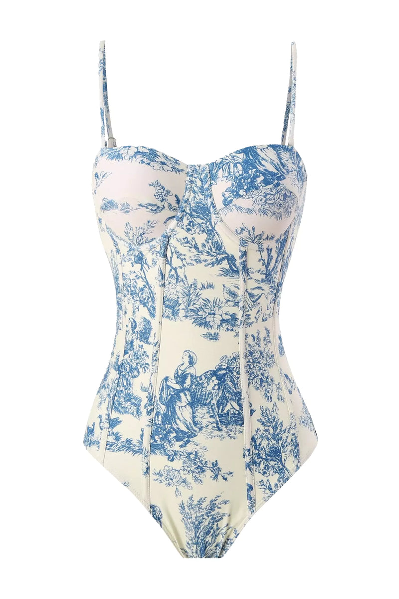 Kara One Piece Swimwear In Blue