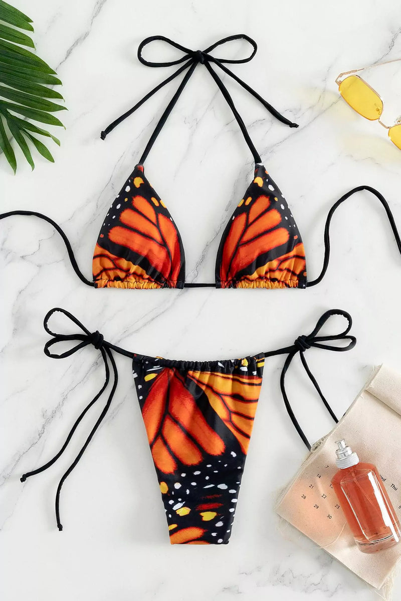 Maritza Red Butterfly Bikini
