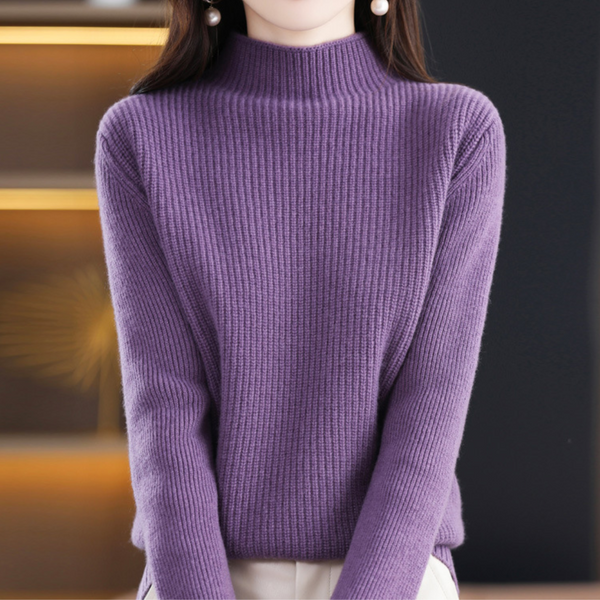 Rosalie Mock Neck Sweater