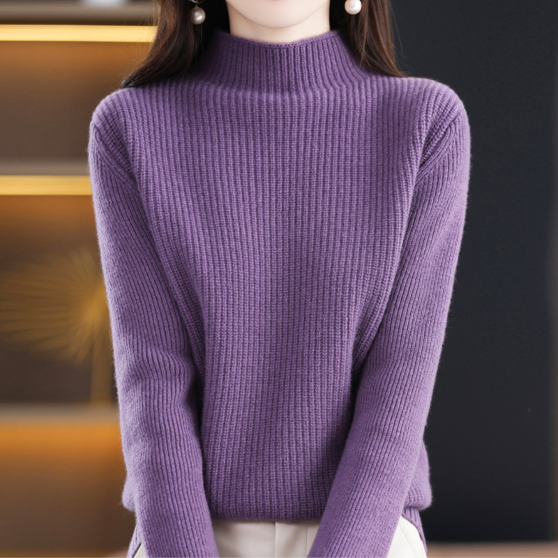 Rosalie Mock Neck Sweater