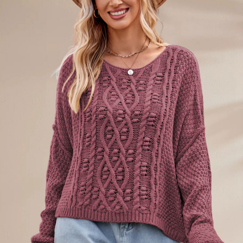 Sophia Cable Knit Sweater