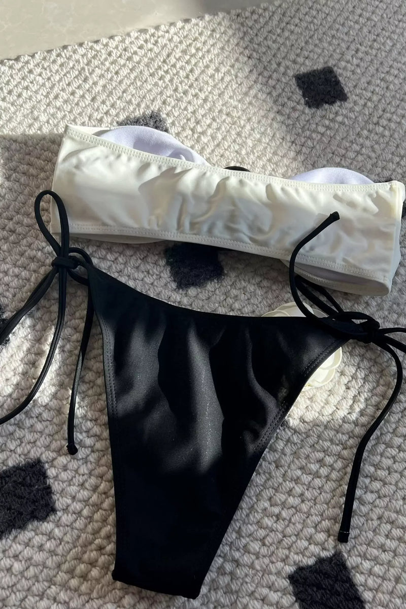 Aerona White Rose Bikini
