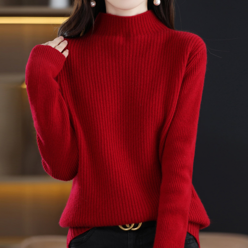 Rosalie Mock Neck Sweater
