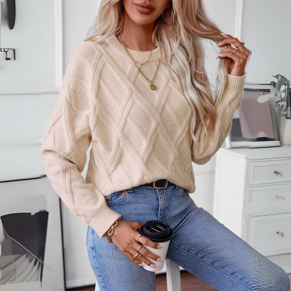 Diana Diamond Knit Sweater