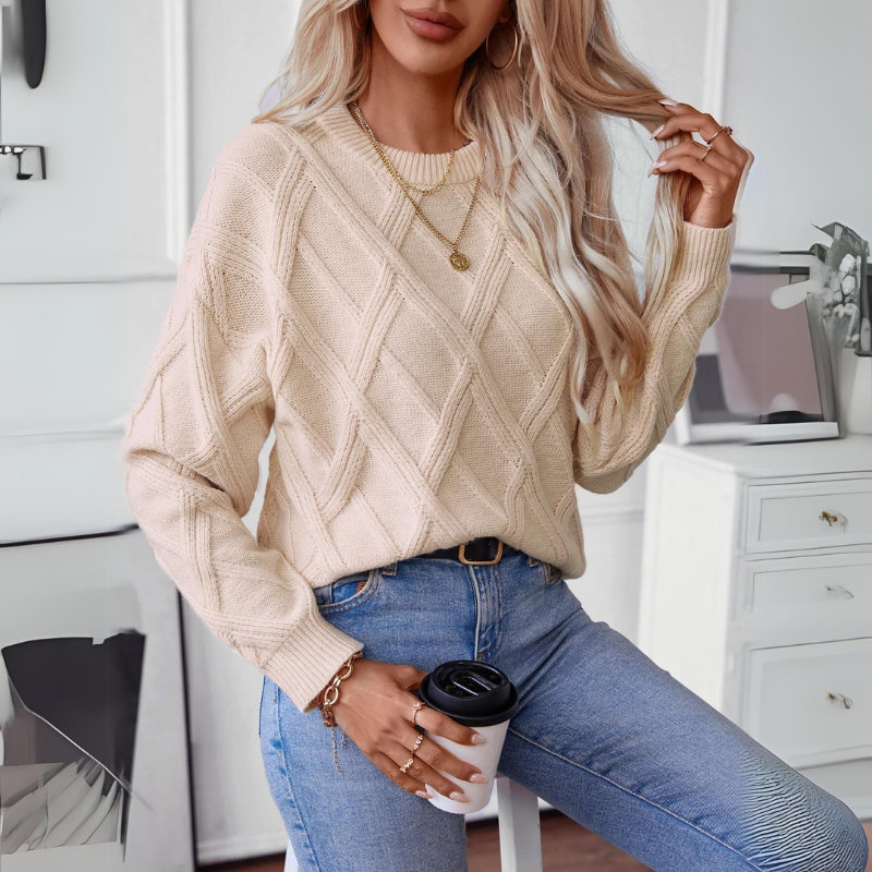 Diana Diamond Knit Sweater