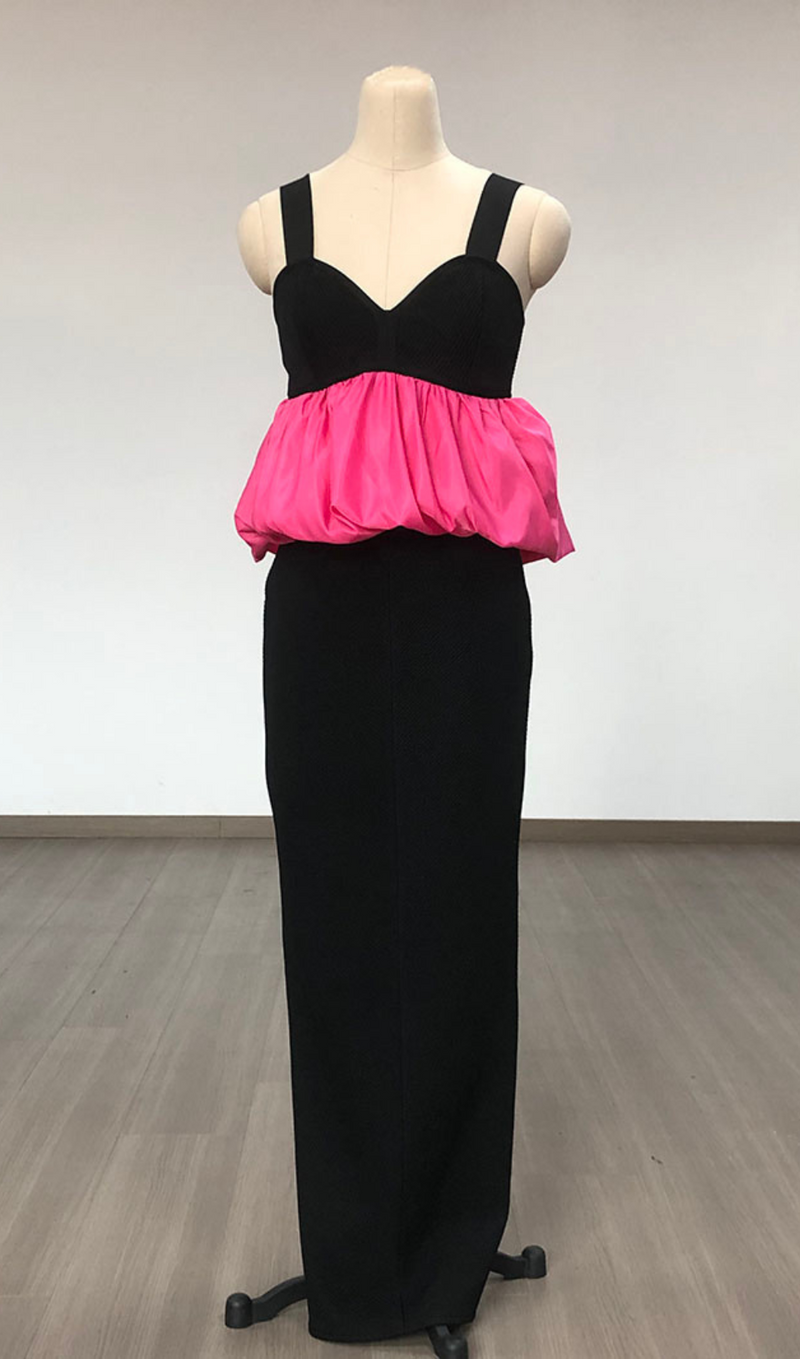 Else Halter Bandage Maxi Dress