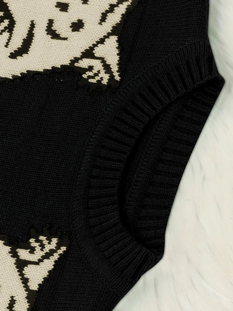 Leopard Round Neck Sweater