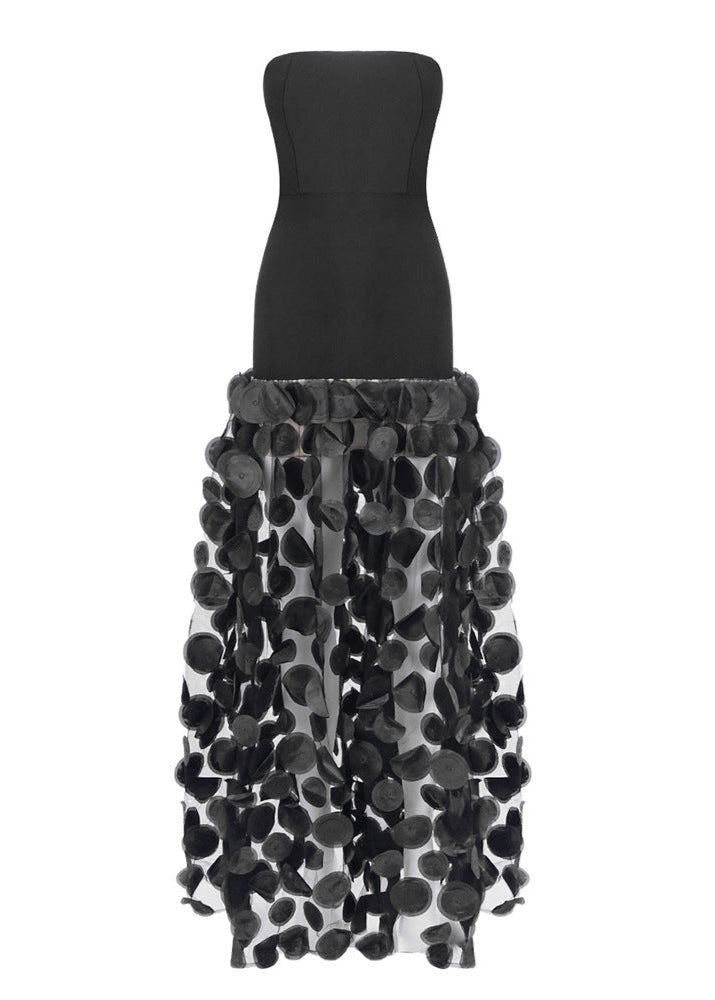 Benicio Strapless A Line Maxi Dress