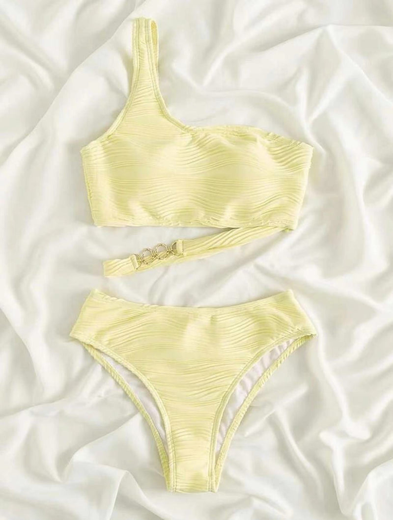 Oakes Bow Tie One Piece Swimwear In Black