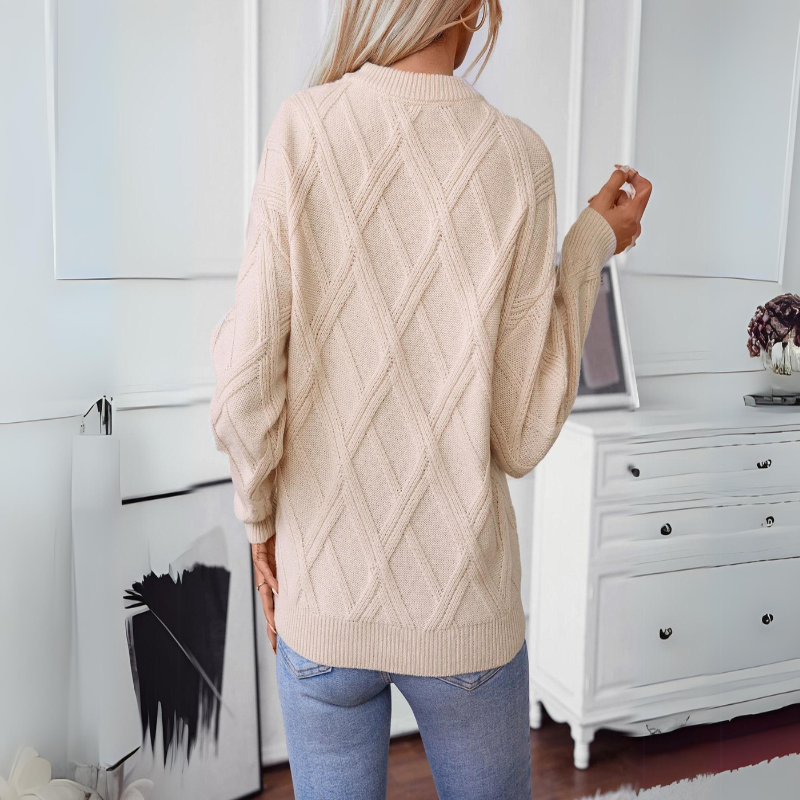 Diana Diamond Knit Sweater