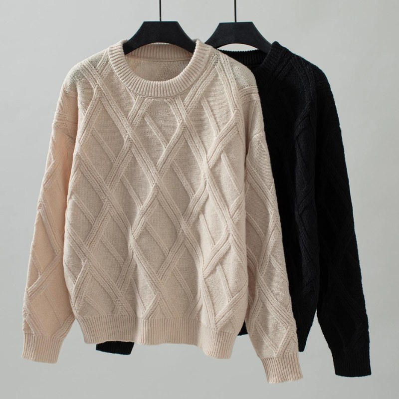 Diana Diamond Knit Sweater