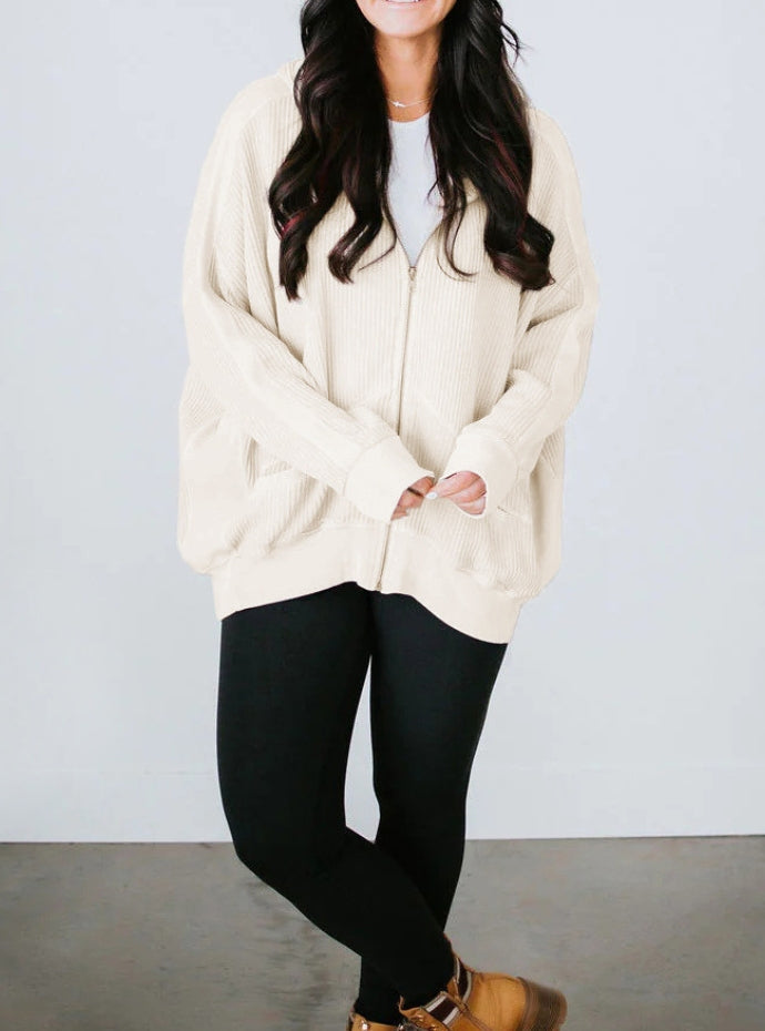 Wanderer Waffle-Knit Hoodie