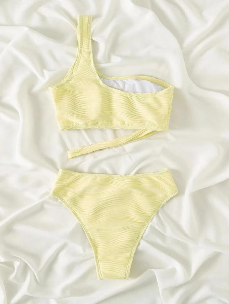 Oakes Bow Tie One Piece Swimwear In Black