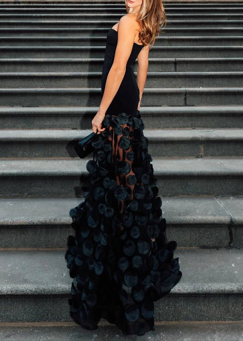 Benicio Strapless A Line Maxi Dress