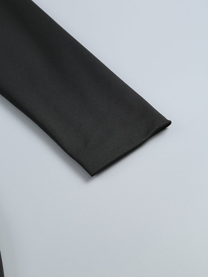 Winnie Floral-Embellished Crêpe Maxi Dress In Black