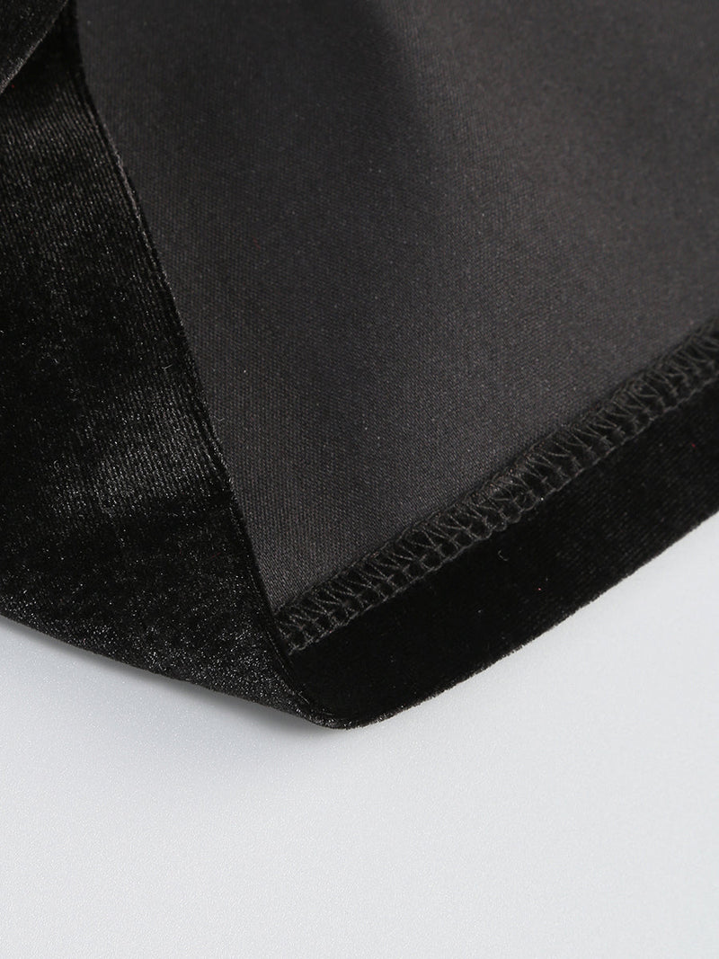 Verity Off-Shoulder Floral-Applique Mini Dress