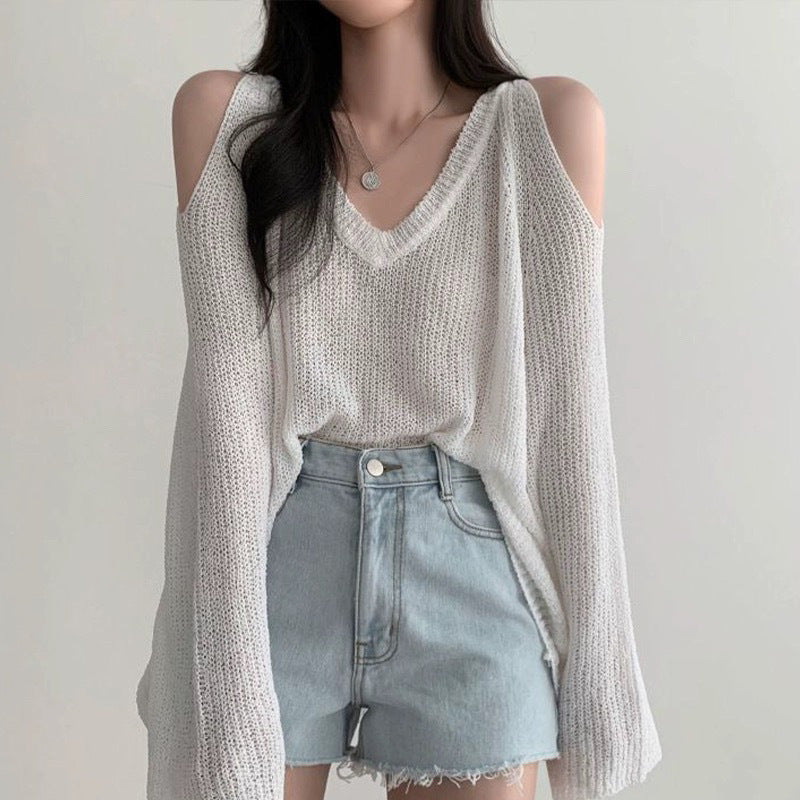 Sabrina Cold Shoulder Sweater