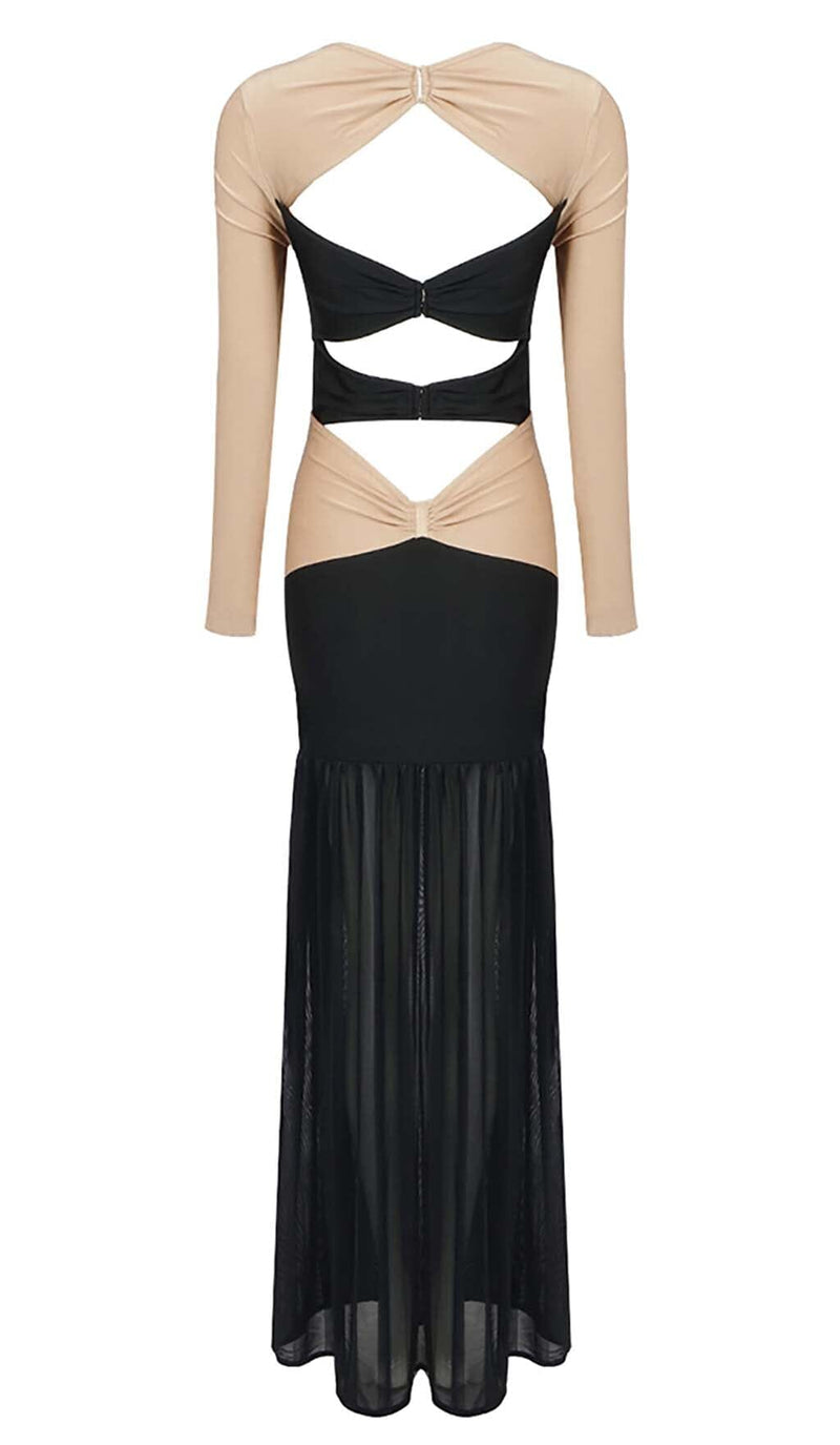 Braya Embellished Cutout Maxi Dress