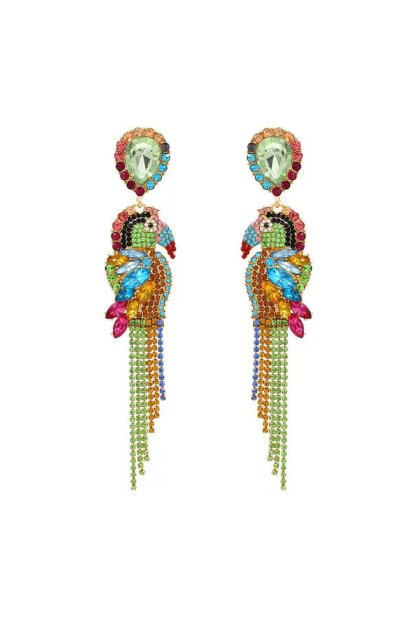 Kaizen Parrot Diamante Earrings