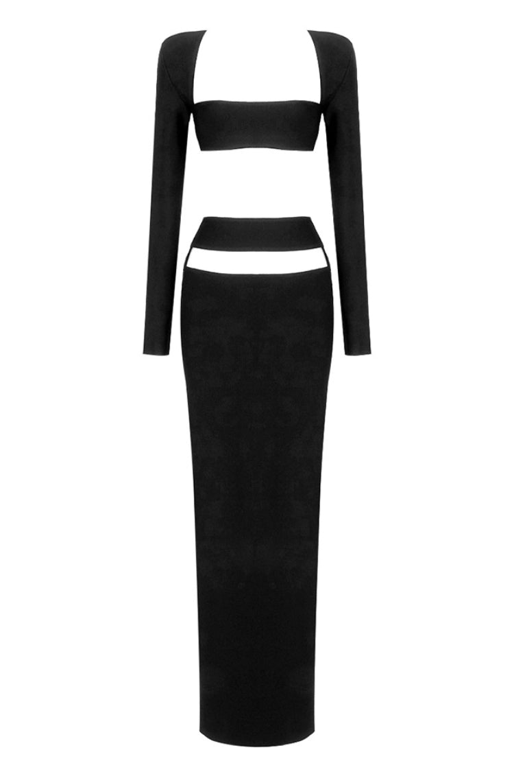 Emily Black Bandage Set