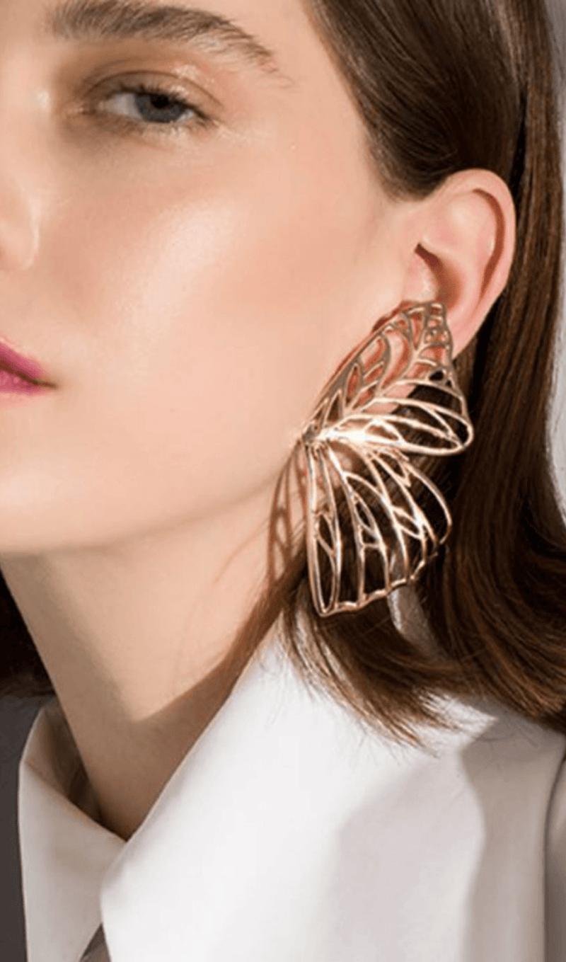 Molly Butterfly Alloy Earrings
