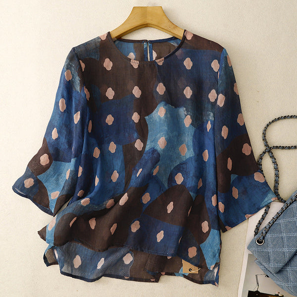 Marais Abstract Blouse