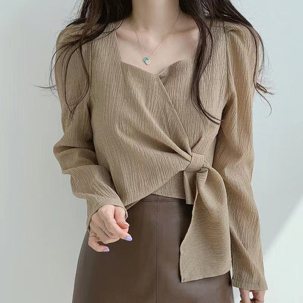 Elise Wrap Blouse