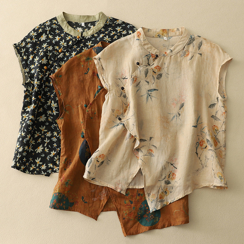 Liana Floral Cotton Blouse