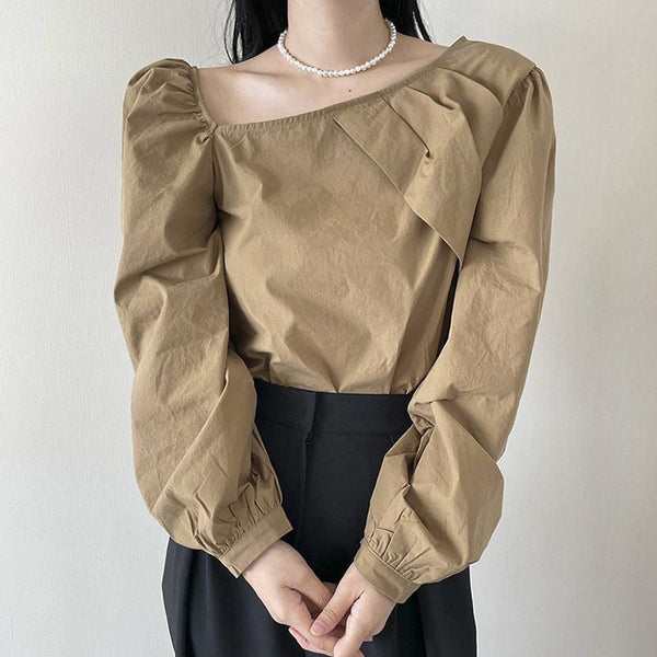 Clara Asymmetric Blouse