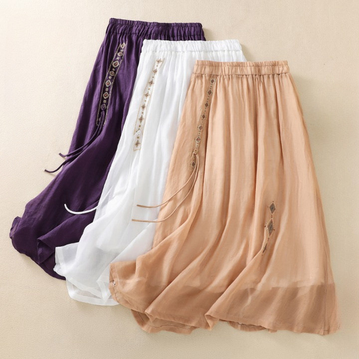 Clara Cotton Maxi Skirt