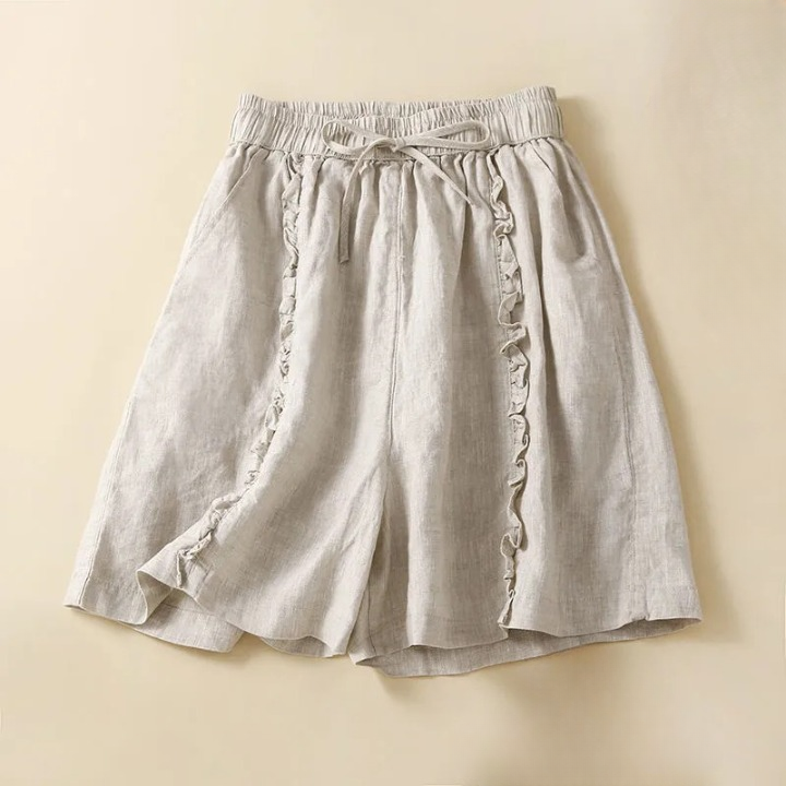Daisy Ruffle Cotton Shorts