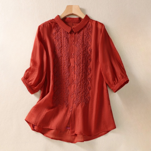 Jane Linen Blouse