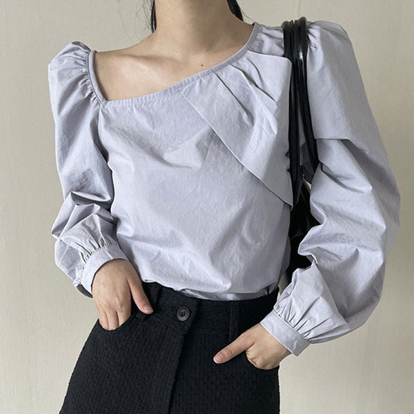Clara Asymmetric Blouse