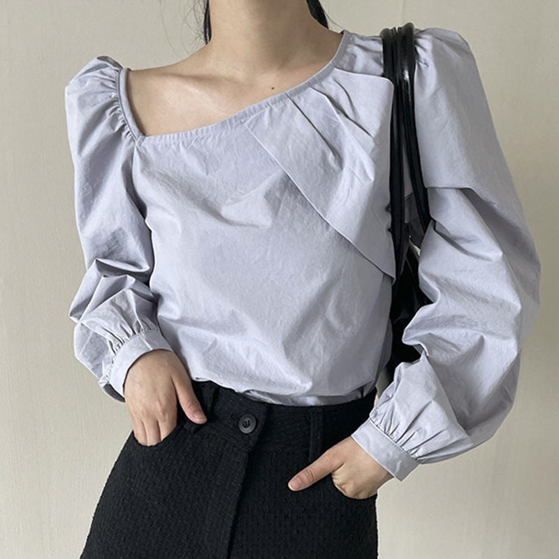 Clara Asymmetric Blouse