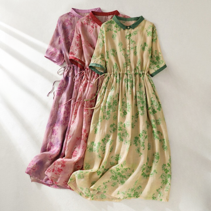 Penrose Floral Linen Dress