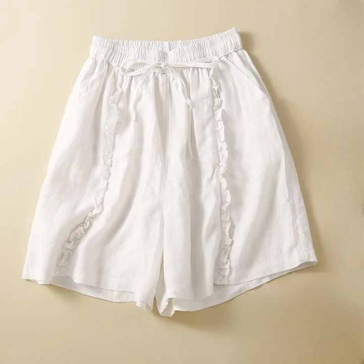 Daisy Ruffle Cotton Shorts