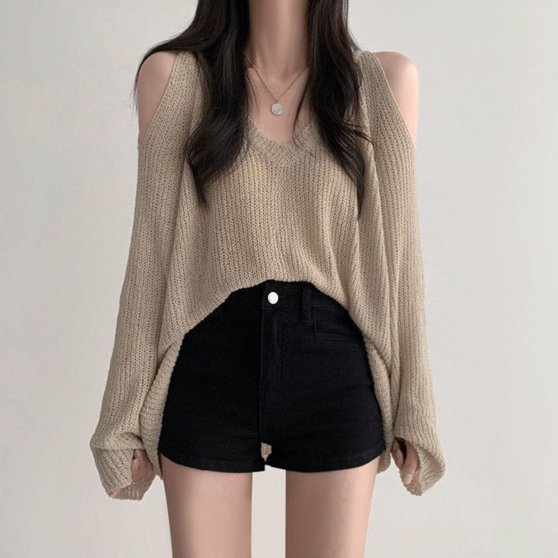 Sabrina Cold Shoulder Sweater