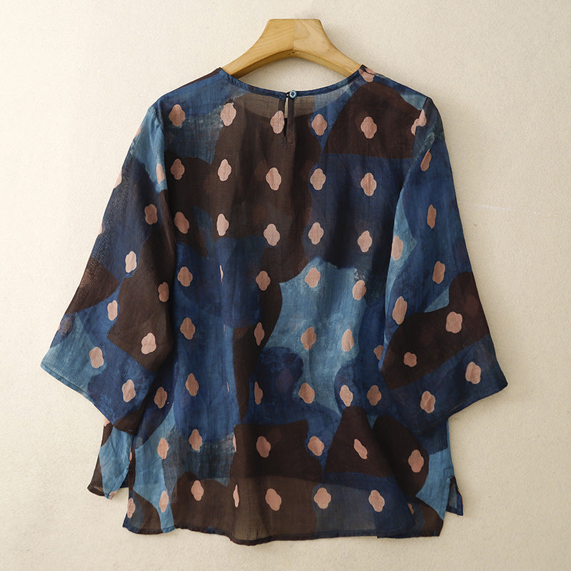 Marais Abstract Blouse