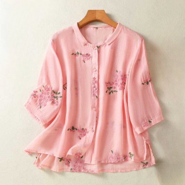 Rosemary Cotton Floral Blouse