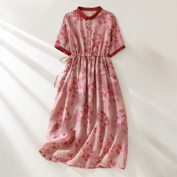 Penrose Floral Linen Dress