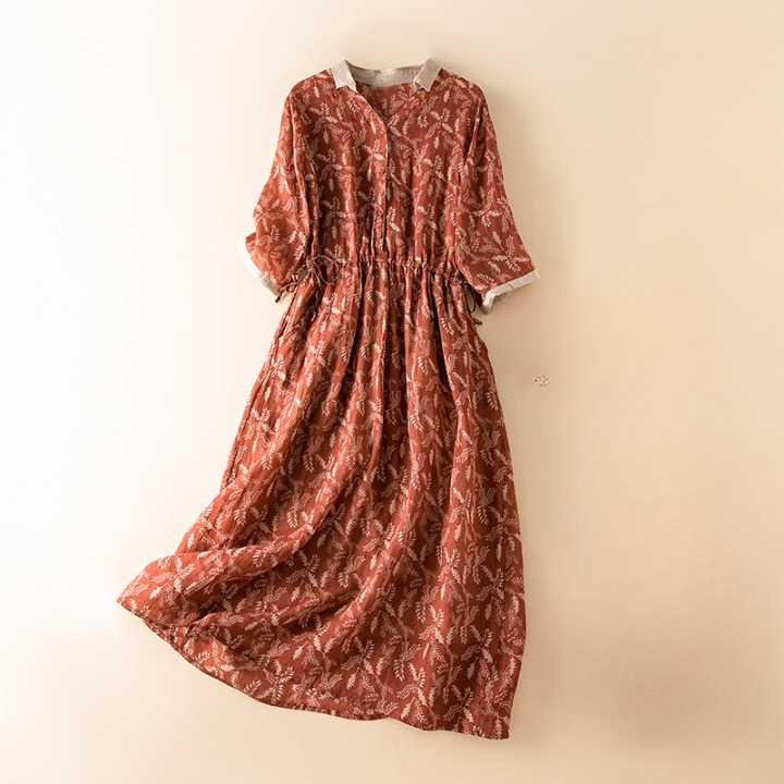 Sienna Linen Floral Dress