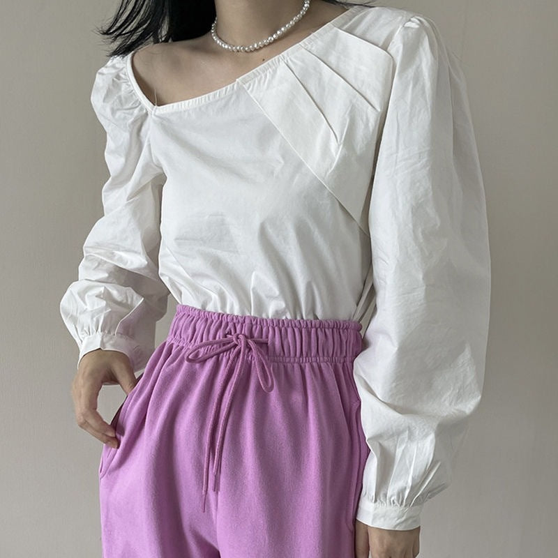 Clara Asymmetric Blouse