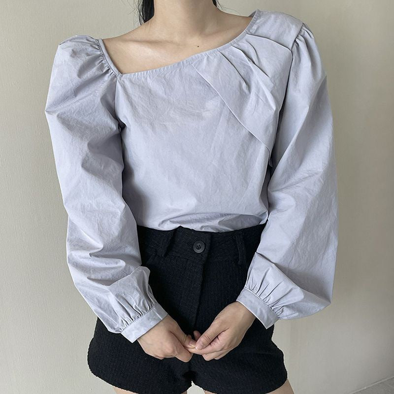 Clara Asymmetric Blouse