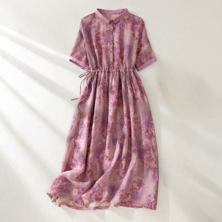 Penrose Floral Linen Dress