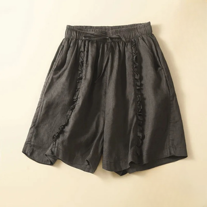 Daisy Ruffle Cotton Shorts
